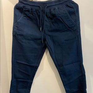 Fairplay Navy Jean Jogger Pants